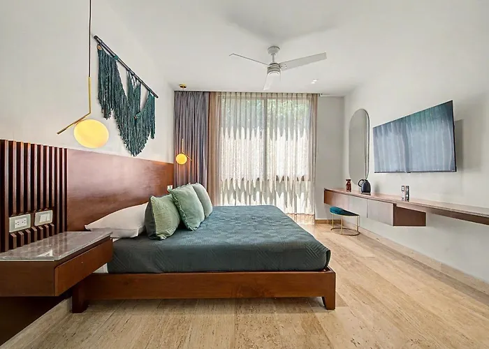 Lux 1br With Rooftop Pool, Spa, Gym, Kids Playroom * Tulum