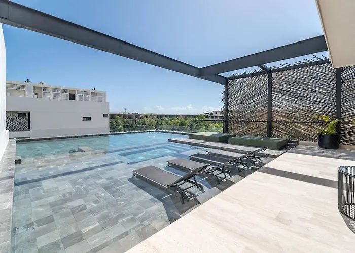 Ferienhaus Lux 1br With Rooftop Pool, Spa, Gym, Kids Playroom *