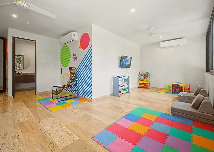 Ferienhaus Lux 1br With Rooftop Pool, Spa, Gym, Kids Playroom