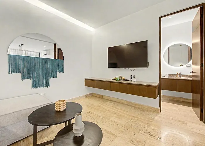Ferienhaus Lux 1br With Rooftop Pool, Spa, Gym, Kids Playroom Tulum