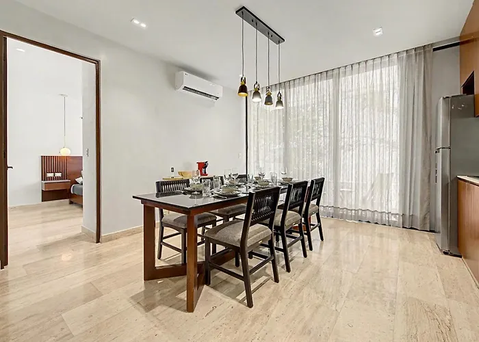 Ferienhaus Lux 1br With Rooftop Pool, Spa, Gym, Kids Playroom Tulum